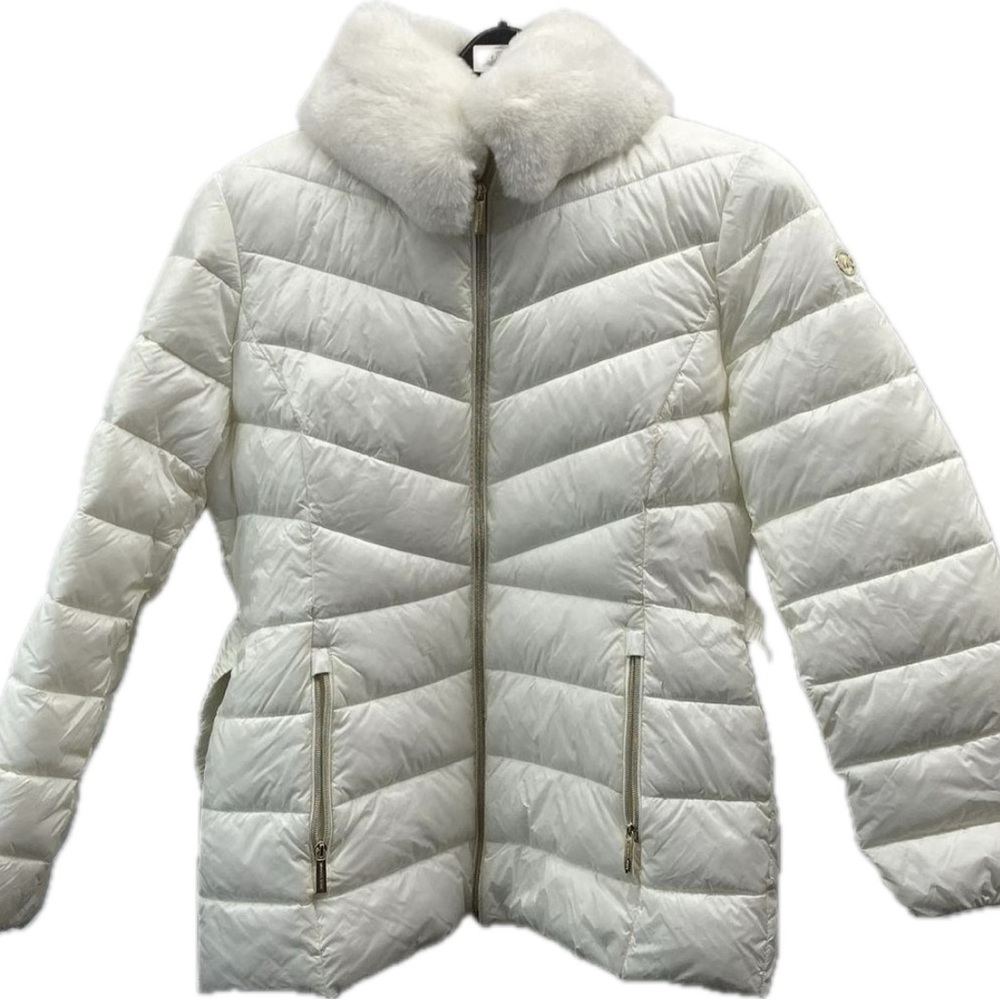 MICHAEL Michael Kors White Puffer Jacket - NWT